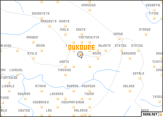 map of Oukouré