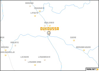 map of Oukoussa