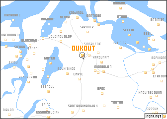 map of Oukout