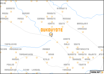 map of Oukouyoté