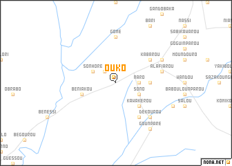 map of Ouko