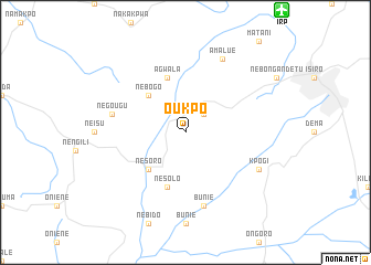 map of Oukpo