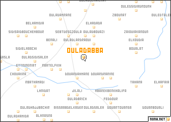 map of Oulad Abba