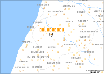 map of Oulad Abbou