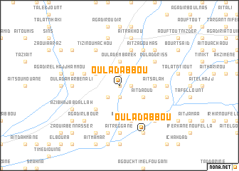 map of Oulad Abbou