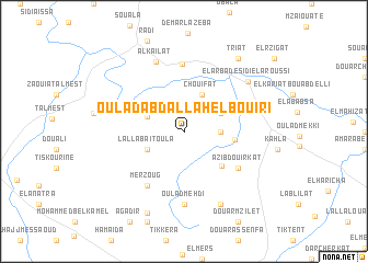 map of Oulad Abdallah el Bouiri