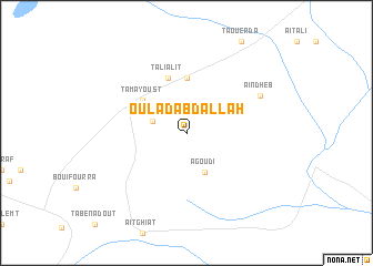 map of Oulad Abdallah