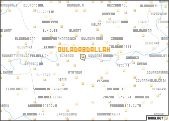 map of Oulad Abdallah