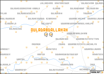 map of Oulad Abdallah