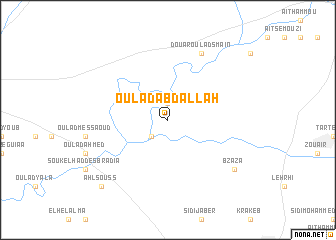 map of Oulad Abdallah