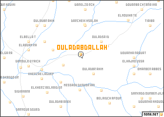 map of Oulad Abdallah