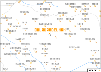 map of Oulad Abdelhak