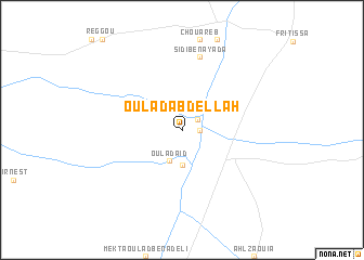 map of Oulad Abdellah