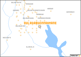 map of Oulad Abderrahmane