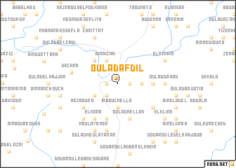 map of Oulad Afdil