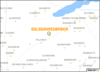 map of Oulad Ahmed Brahim