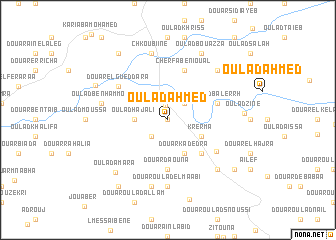 map of Oulad Ahmed