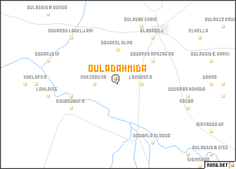 map of Oulad Ahmida