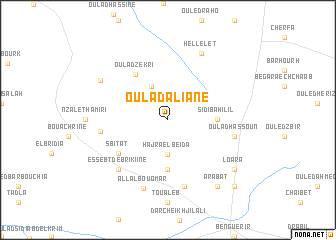 map of Oulad Aliane