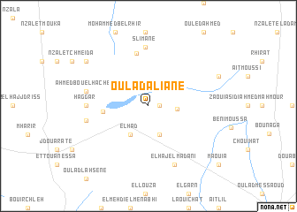 map of Oulad Aliane