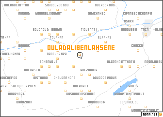 map of Oulad Ali Ben Lahsene