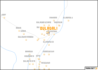 map of Oulad Ali