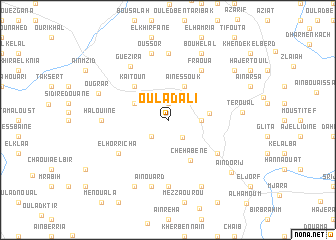 map of Oulad Ali