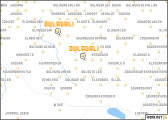 map of Oulad Ali