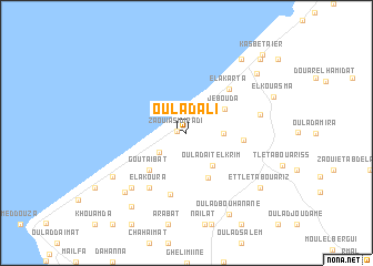 map of Oulad Ali