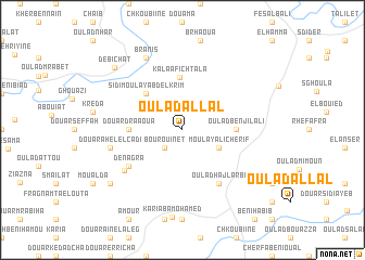 map of Oulad Allal