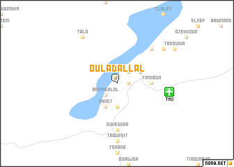 map of Oulad Allal