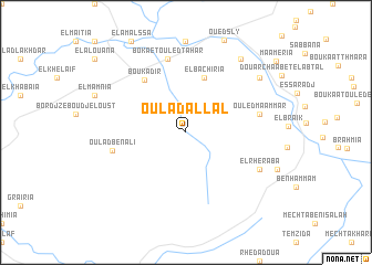 map of Oulad Allal