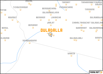 map of Oulad Alla