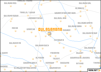 map of Oulad Amana