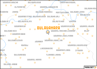 map of Oulad Amara