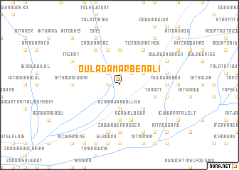 map of Oulad Amar Ben Ali
