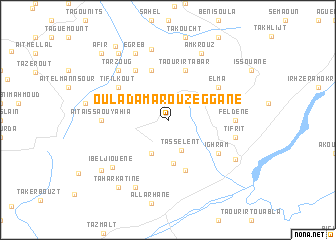 map of Oulad Amarou Zeggane