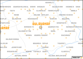 map of Oulad Amar