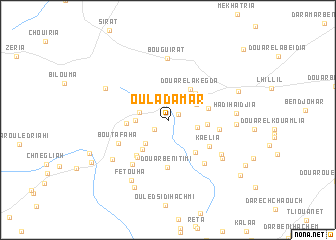 map of Oulad Amar