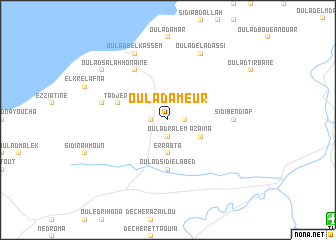 map of Oulad Ameur