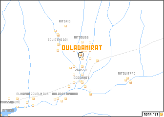 map of Oulad Amirat