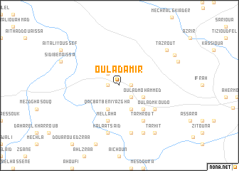 map of Oulad Amir