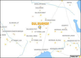 map of Oulad Amor