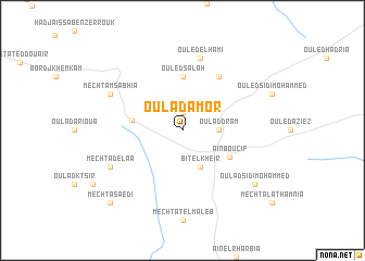 map of Oulad Amor