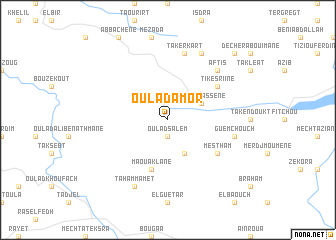 map of Oulad Amor