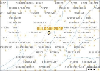 map of Oulad Amrane