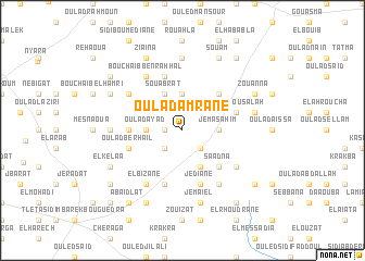 map of Oulad Amrane