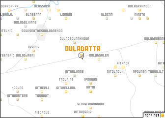 map of Oulad Atta