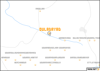 map of Oulad Ayad