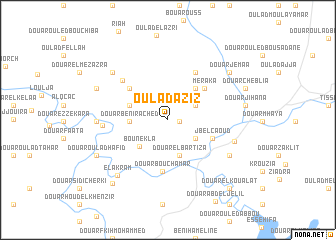 map of Oulad Aziz